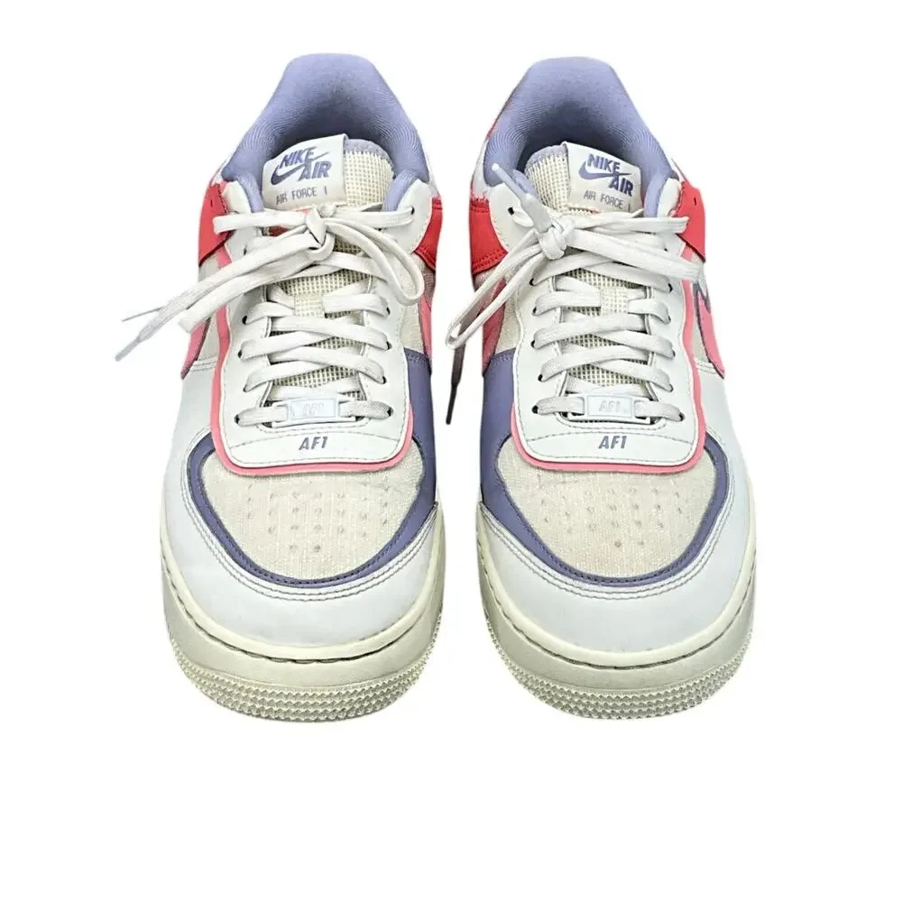 Nike Air Force 1 Shadow Sail Sea Coral Purple Pink Athletic Sneaker Women 10.5 - Picture 6 of 10
